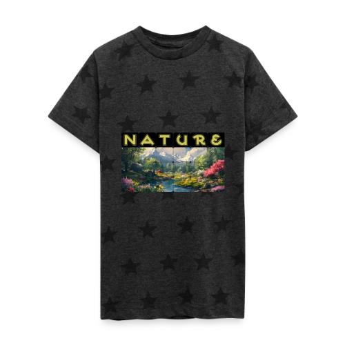 Nature: Spring Awakening - Kid's 5 Star Print T-Shirt