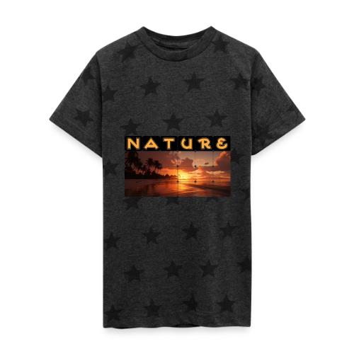Nature: Sunset Serenity - Kid's 5 Star Print T-Shirt