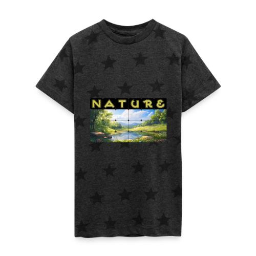 Nature: Springtime Serenity - Kid's 5 Star Print T-Shirt