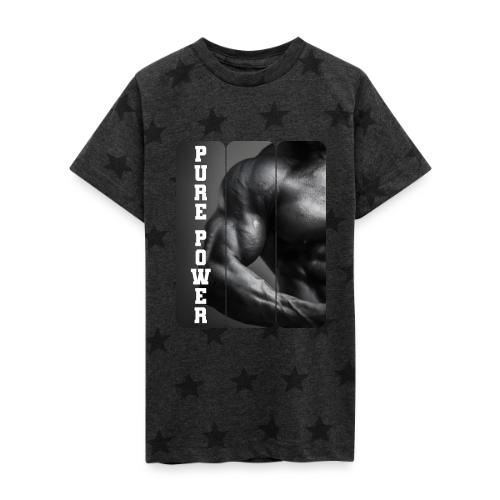 Bodybuilding: Pure Power - Kid's 5 Star Print T-Shirt