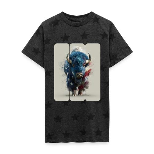 USA: Spirit of the Plains - Kid's 5 Star Print T-Shirt
