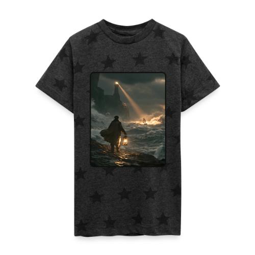 The Lone Lightkeeper's Beacon - Kid's 5 Star Print T-Shirt