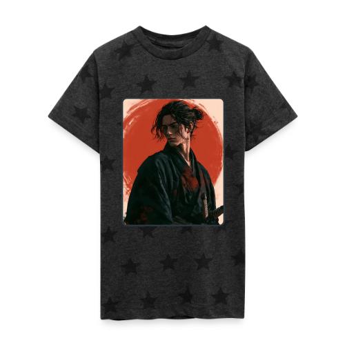 Samurai Beneath the Red Sun - Kid's 5 Star Print T-Shirt