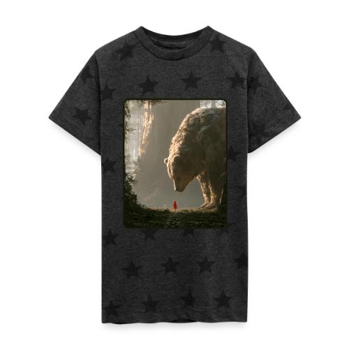 The Bear Who Found the Forest - Kid's 5 Star Print T-Shirt