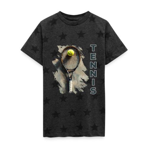 Tennis Power Play - Kid's 5 Star Print T-Shirt