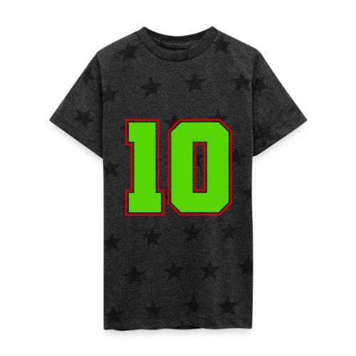 The Magic Number 10 - Kid's 5 Star Print T-Shirt