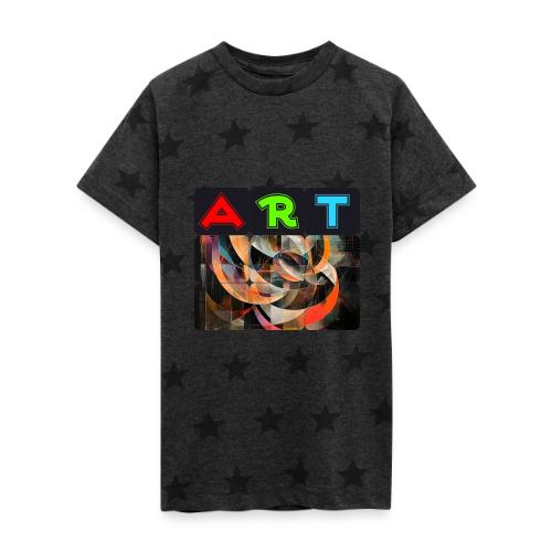 Fragments of Art - Kid's 5 Star Print T-Shirt