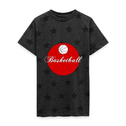 Basketball: Bold Hoops - Kid's 5 Star Print T-Shirt