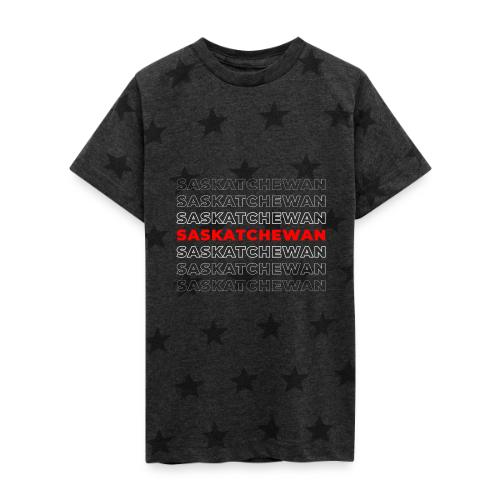 Saskatchewan Style - Kid's 5 Star Print T-Shirt