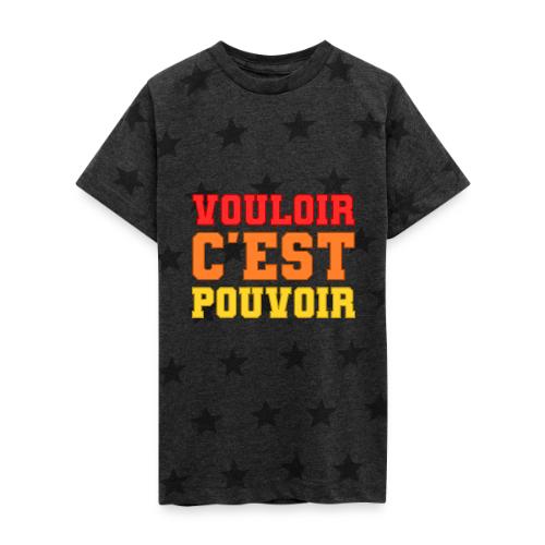 Where there's a will there's a way - Kid's 5 Star Print T-Shirt