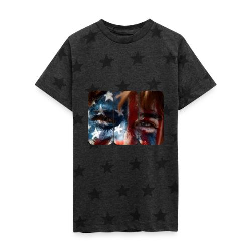 USA: Stars in Their Eyes - Kid's 5 Star Print T-Shirt