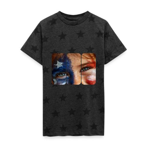 USA: Patriot Gaze - Kid's 5 Star Print T-Shirt