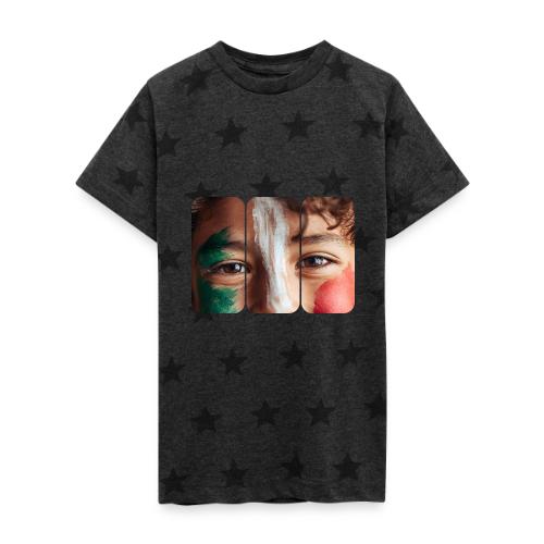 Mexico: Three Stripes of Pride - Kid's 5 Star Print T-Shirt