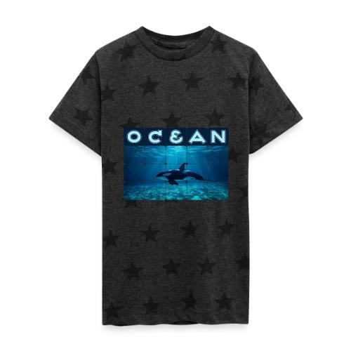 Ocean: Orca in Motion - Kid's 5 Star Print T-Shirt
