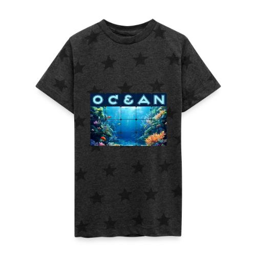 Ocean: Tropical Drift - Kid's 5 Star Print T-Shirt