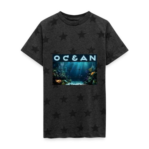 Ocean: Rainbow Reef Life - Kid's 5 Star Print T-Shirt