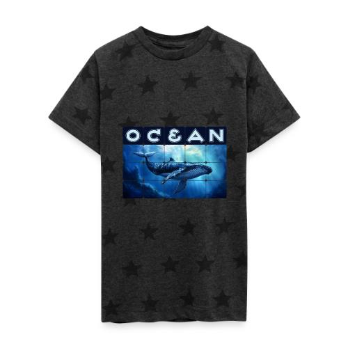 Ocean Titan - Kid's 5 Star Print T-Shirt
