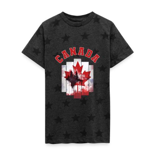 Canadian Pulse - Kid's 5 Star Print T-Shirt