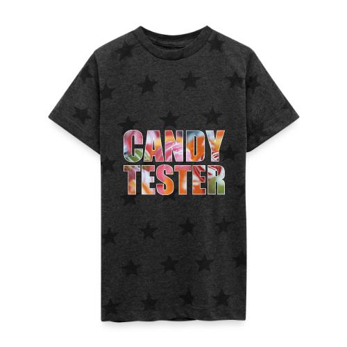 Candy Tester Delight - Kid's 5 Star Print T-Shirt