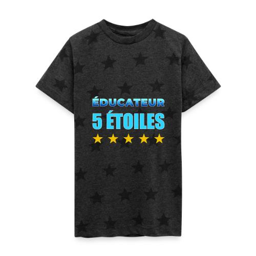 Éducateur 5 Étoiles - Kid's 5 Star Print T-Shirt