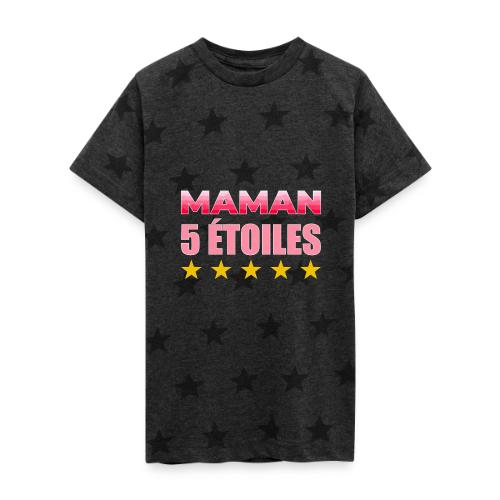 Five Star Mom - Kid's 5 Star Print T-Shirt