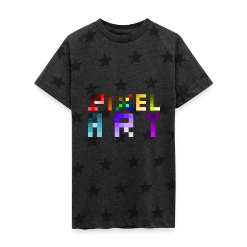 Pixel Art Spectrum - Kid's 5 Star Print T-Shirt