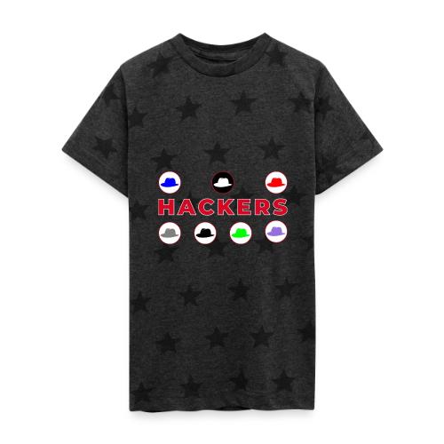 The Spectrum of Hackers - Kid's 5 Star Print T-Shirt
