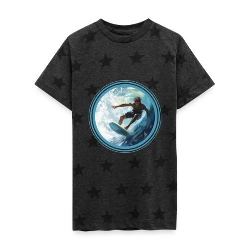 Surfing Freedom - Kid's 5 Star Print T-Shirt