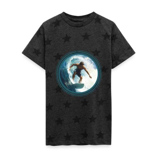 Surfing Horizon - Kid's 5 Star Print T-Shirt