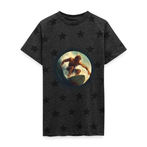Surfing Rush - Kid's 5 Star Print T-Shirt