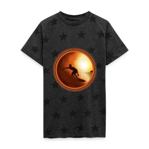 Surfing Vibes - Kid's 5 Star Print T-Shirt