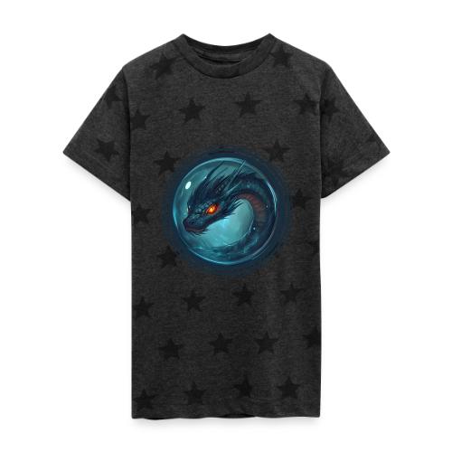 Dragon Sphere - Kid's 5 Star Print T-Shirt