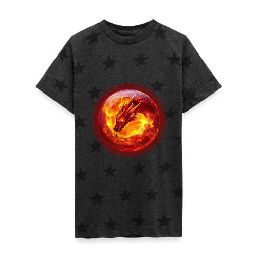 Dragon Blaze - Kid's 5 Star Print T-Shirt