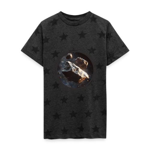 Asteroids Frontier - Kid's 5 Star Print T-Shirt
