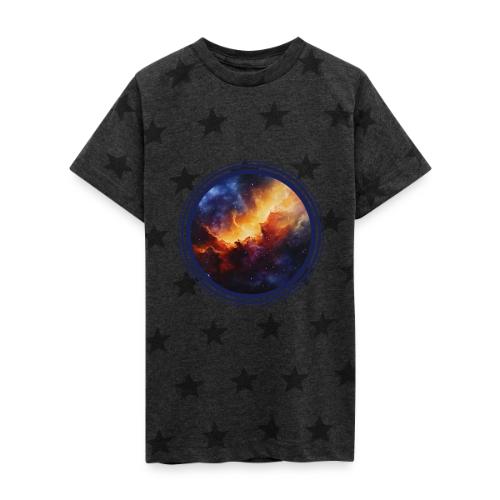 Nebula Dreams - Kid's 5 Star Print T-Shirt