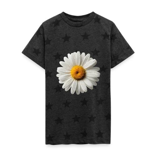 Morning Daisy Freshness - Kid's 5 Star Print T-Shirt