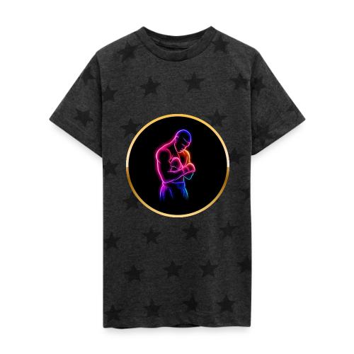 Boxing: Neon Power Guard - Kid's 5 Star Print T-Shirt