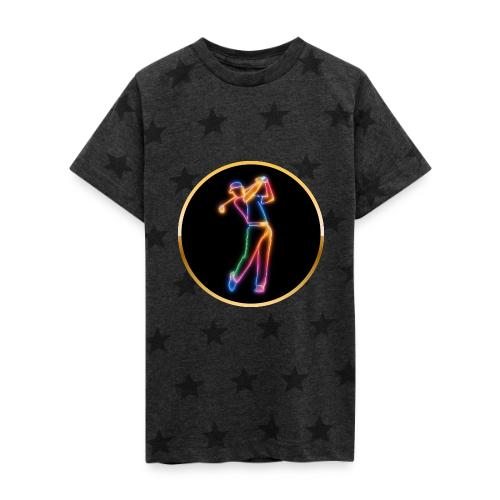 Golf: Spectrum Swing - Kid's 5 Star Print T-Shirt
