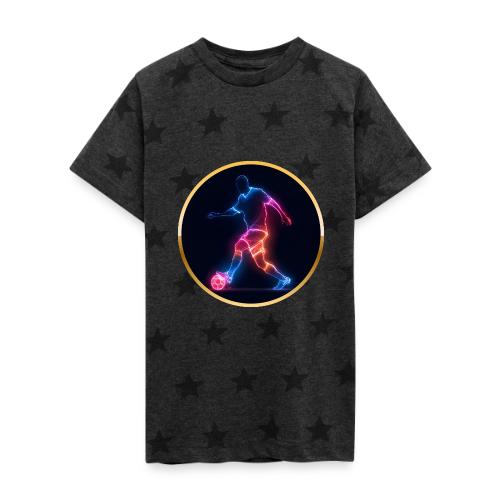Soccer: Electric Kick Ring - Kid's 5 Star Print T-Shirt