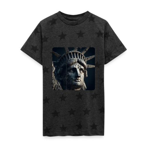 USA: Liberty in Shadows - Kid's 5 Star Print T-Shirt