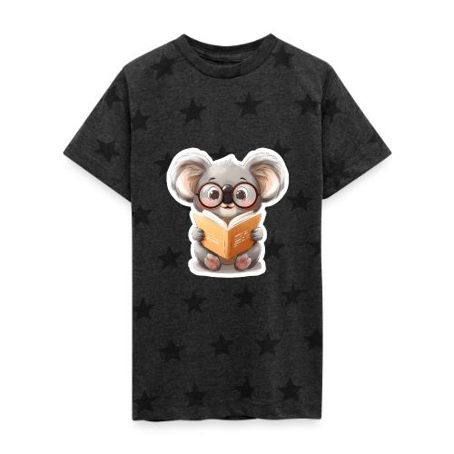 Gamer Koala Reading Strategy Book - Kid's 5 Star Print T-Shirt