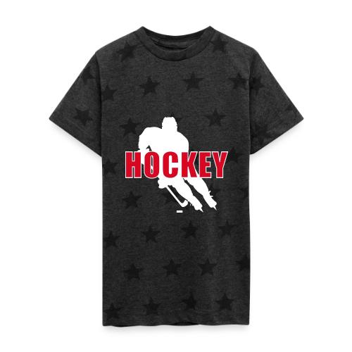 Power Play Hockey - Kid's 5 Star Print T-Shirt