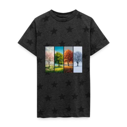 The four Seasons - Kid's 5 Star Print T-Shirt