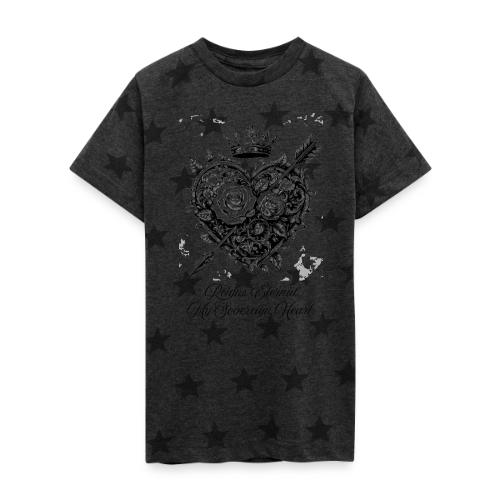 Royal Heart T-Shirt, Mug, & Leggings - Kid's 5 Star Print T-Shirt