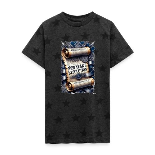 New Year's Resolution T-Shirt - Kid's 5 Star Print T-Shirt