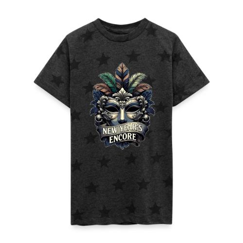 Masquerade Mask T-Shirt - Kid's 5 Star Print T-Shirt
