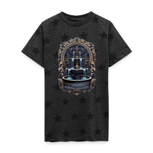 Gilded Baroque Fountain T-Shirt - Kid's 5 Star Print T-Shirt