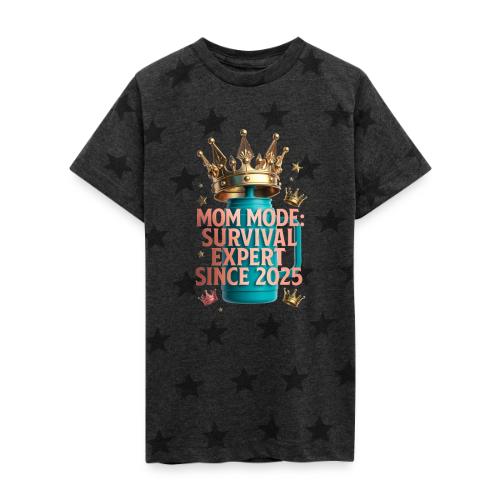 Mom Mode Survival Expert Tee - Kid's 5 Star Print T-Shirt