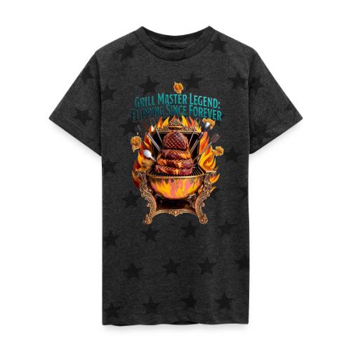 Grill Master Legend T Shirt - Kid's 5 Star Print T-Shirt