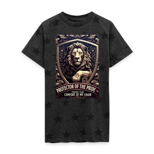 Lion King T Shirt, Funny Low-Effort Father Gift - Kid's 5 Star Print T-Shirt